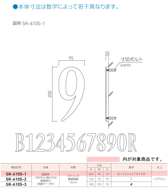 新協和　階段表示板　階段標示　階数標示板 アルミ製