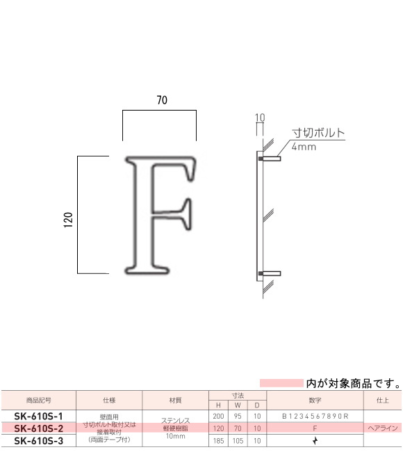 新協和　階段表示板　階段標示　階数標示板 アルミ製