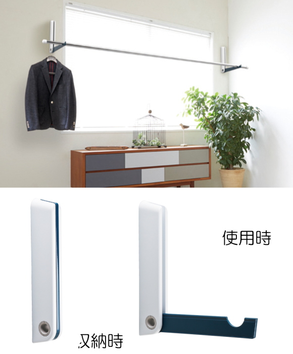 神栄ホームクリエイト（新協和）室内物干金物（横付型） SK-SDC-201M 1本販売